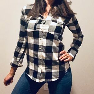 MOSSIMO buffalo check top